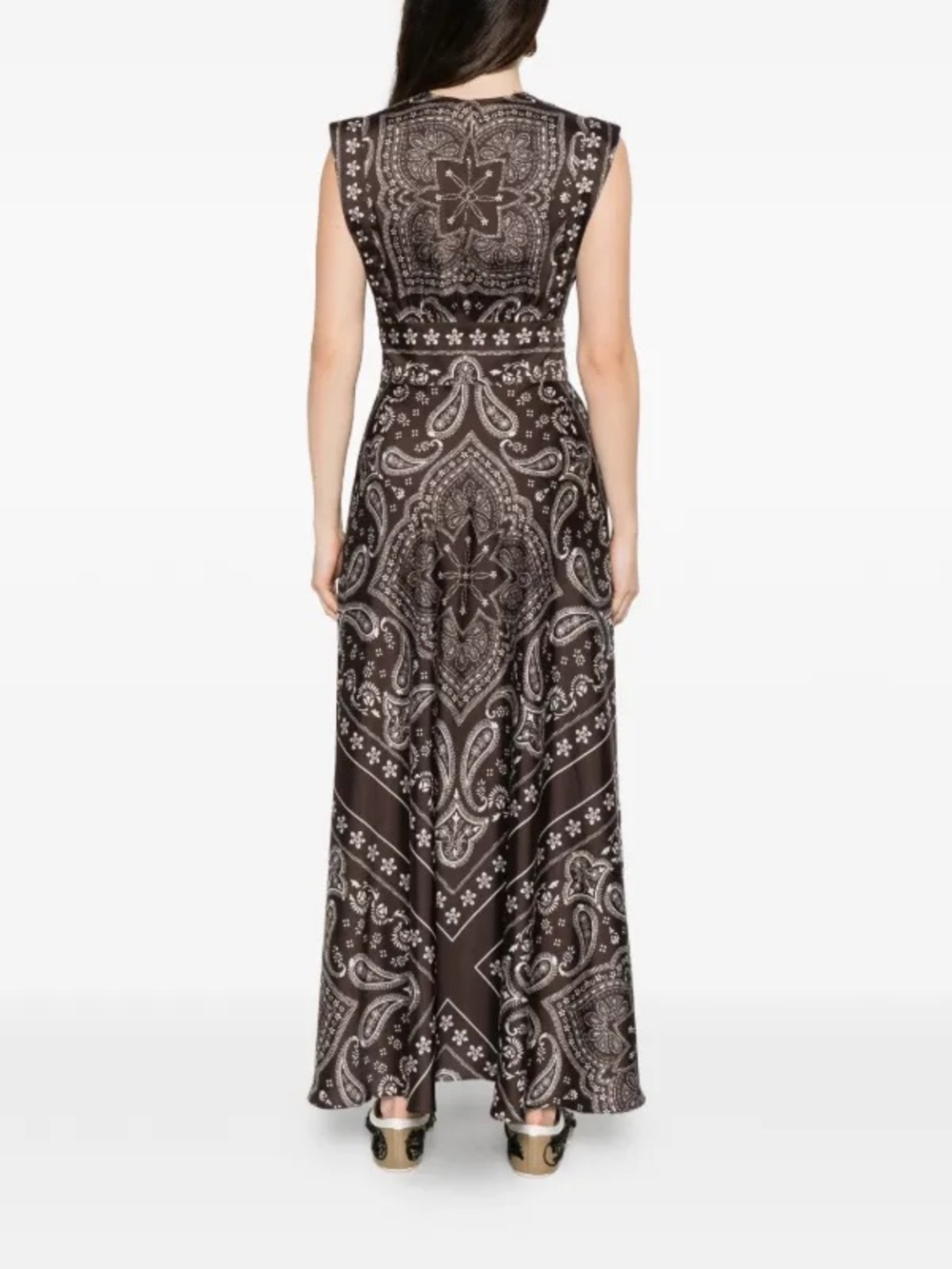 Sandro Dress Size 4 Bandana Print NWT - Picture 2 of 4